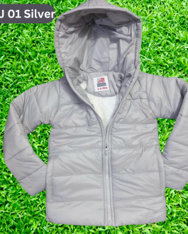 Kids Padding Jacket 01 Silver