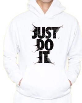 Mens Hoody White Just do it