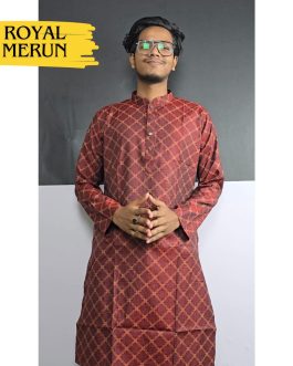 Men’s Panjabi Color Royal Merun