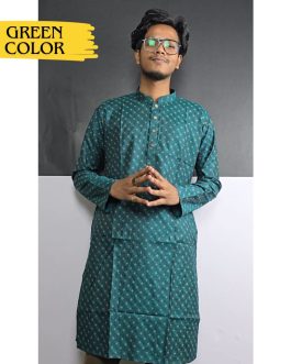 Men’s Panjabi Color Green