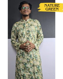 Men’s Panjabi Nature Green Color