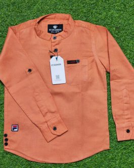 02-03 Years Long Sleeve Kids Kurta Shirt