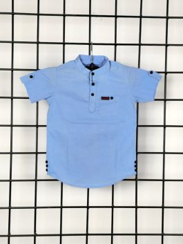 Paste Color Kid’s Short Sleeve Katua Shirt