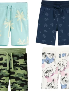 Allover Printed Knit Short Pant