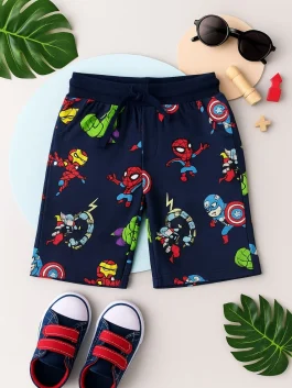 All Over Printed Knit Short Pant