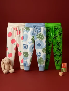 All Over Printed Knit Trousers Combo 4