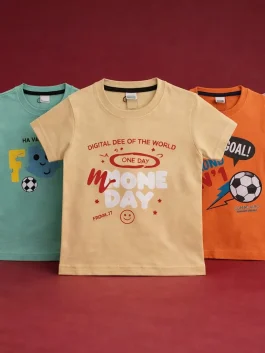 Kids 5 Pcs T-Shirt Combo
