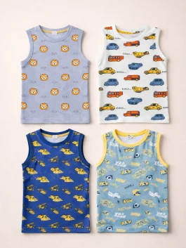 Kids Sleeveless T-Shirt Combo